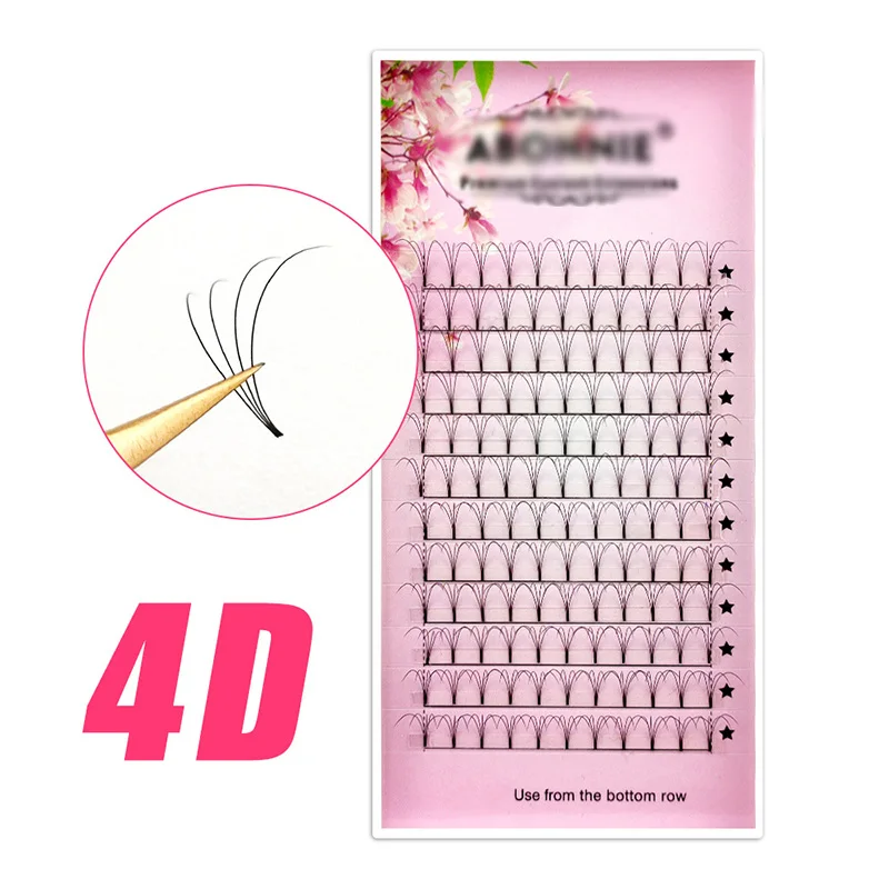 

Eyelash Short Stem Premade Fans Russian Volume Fan Premium Fluffy Eyelash Extensions Supplies D Curl Lashes Tray Makeup Tool