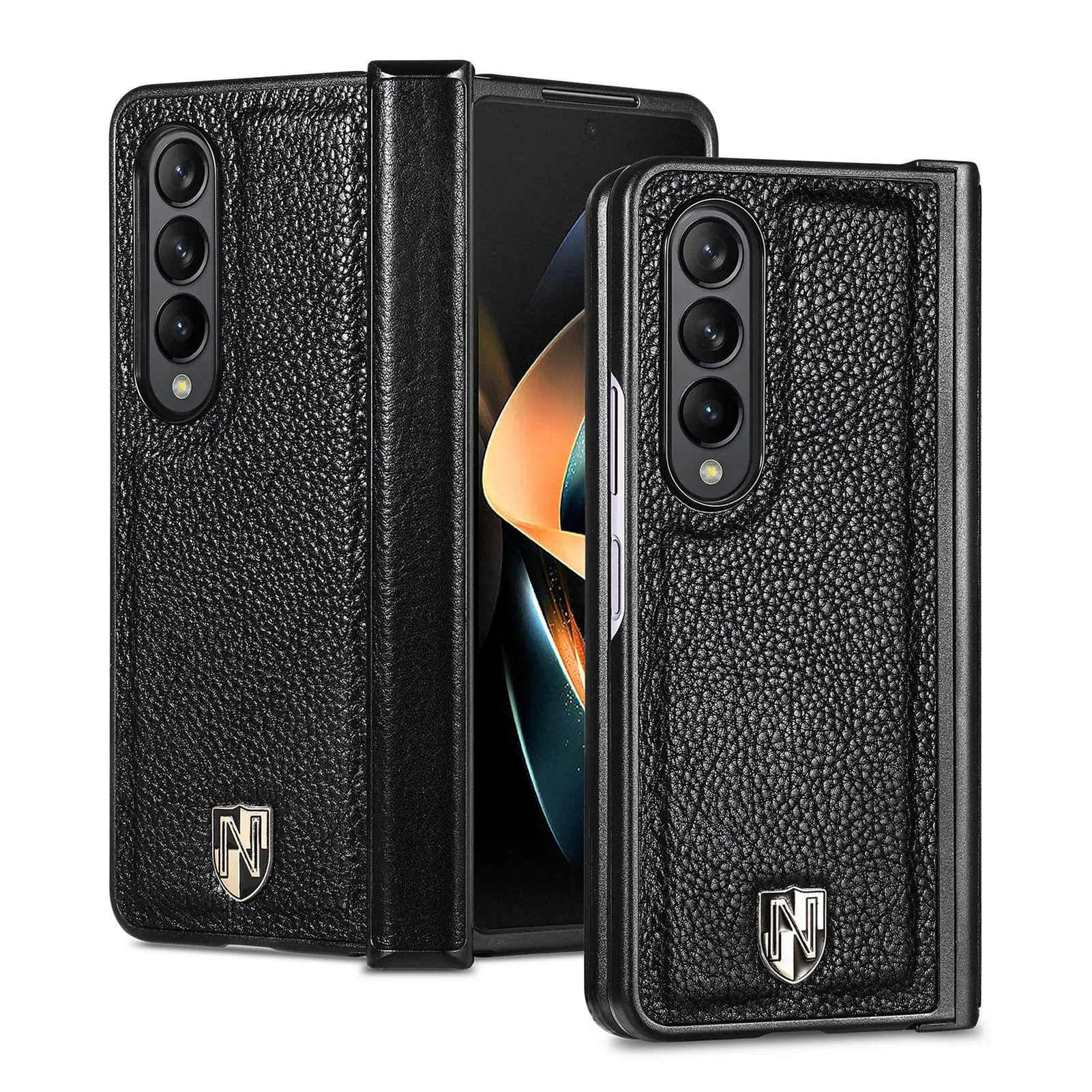 

Genuine Leather Case for Samsung Galaxy Z Fold 4, Original Touch Slim Fit with Stand Function Anti-Drop Protection Cover