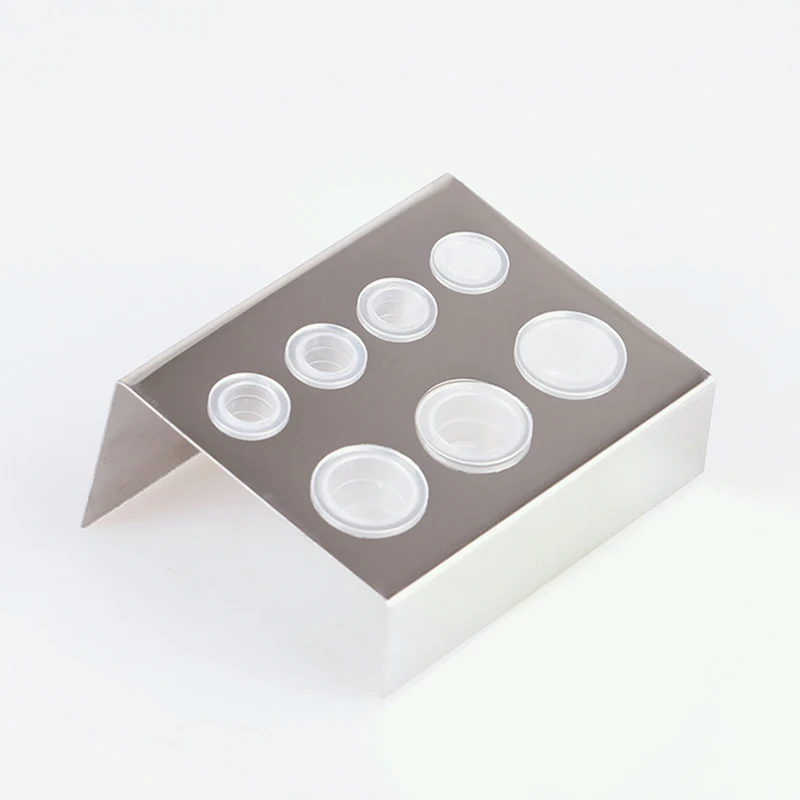 

Пигментный контейнер с 7 отверстиями, подставка, держатель для стакана из нержавеющей стали с чернилами для перманентного макияжа и татуиро...