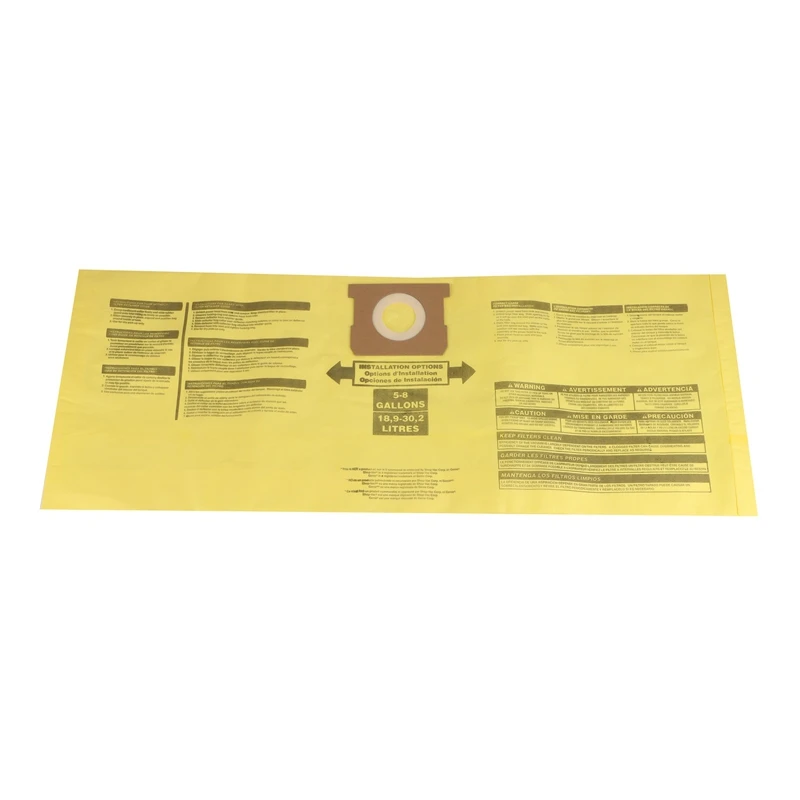 Пакеты для пылесосов 5-8 галлонов пакеты сухой и влажной уборки 90661 906-61 9066100 90671 906-71