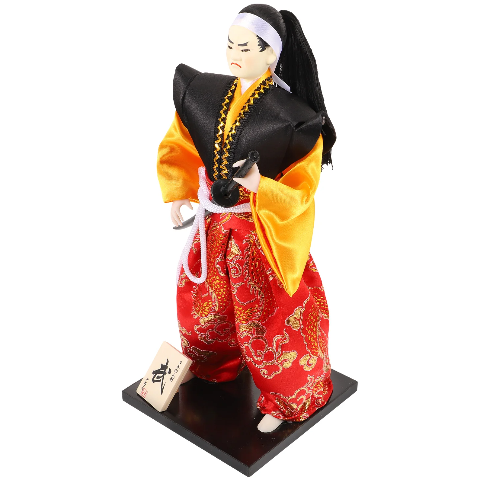 

Japanese-style Man Birthday Decoration for Girl Samurai Figure Cloth Crafts