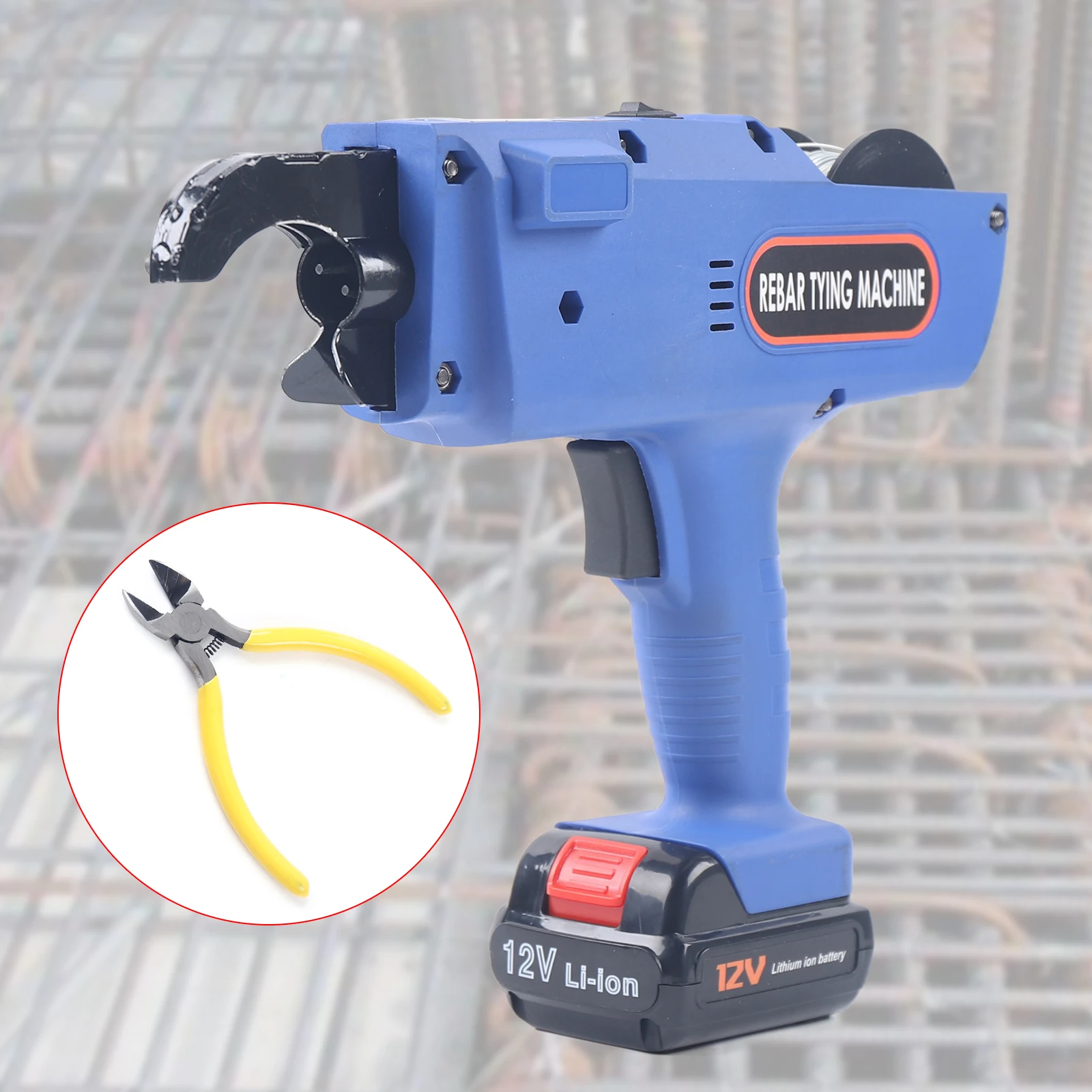 

0.8mm, 0.315-1.34inch, Construction site, rebar tying machine