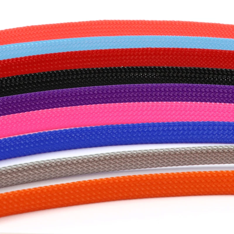 1 ~ 50 м ПЭТ расширяемая кабельная Втулка 14 мм плотная плетеная высокая плотность