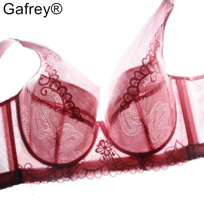 Gafrey Бюстгальтеры пуш-ап для женщин Большой размер Жилет Бюстгальтер с глубоким