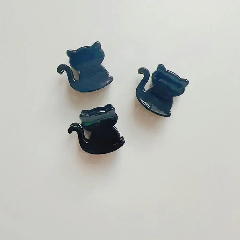 Hair Claw Charming Cat-shaped Hair Clips For Girls Anti-slip Lightweight Accessories For Organizing Decorating Bangs