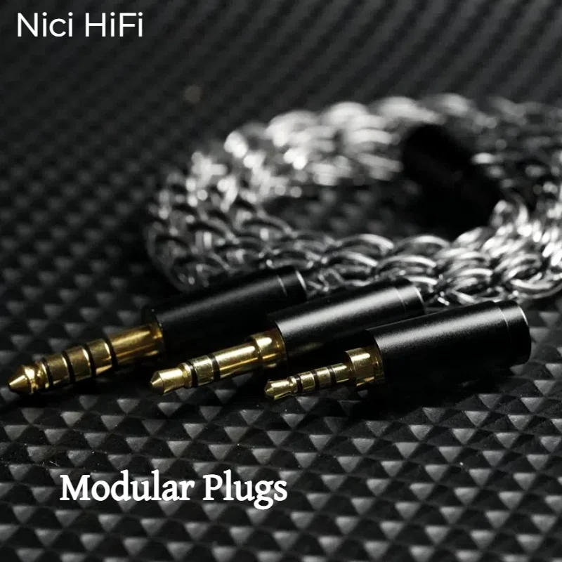 Фото Нити HiFi 21-модульный обновленный кабель IEM со съемной вилкой 3-в-1/mmcx/IE900 для HIMALAYA F1 KATO Winter LAN Cadenza Aria A5000 №2
