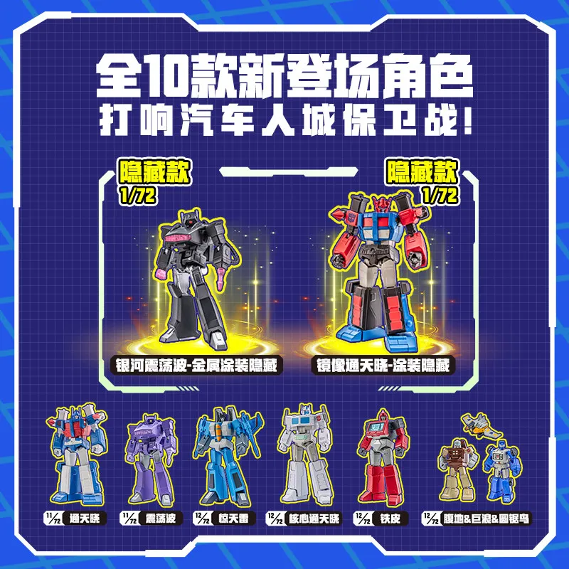 Фото В наличии: Коллекционные подвижные фигурки AULDEY x Transformers AAE 04 Calculus Of Order, Ultra Magnus, Shockwave, Thundercracker, Ironhide №3
