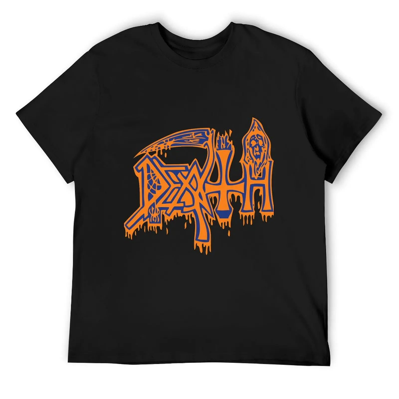 Футболка с логотипом DEATH LEPROSY футболки таможенным дизайном мужские высшего