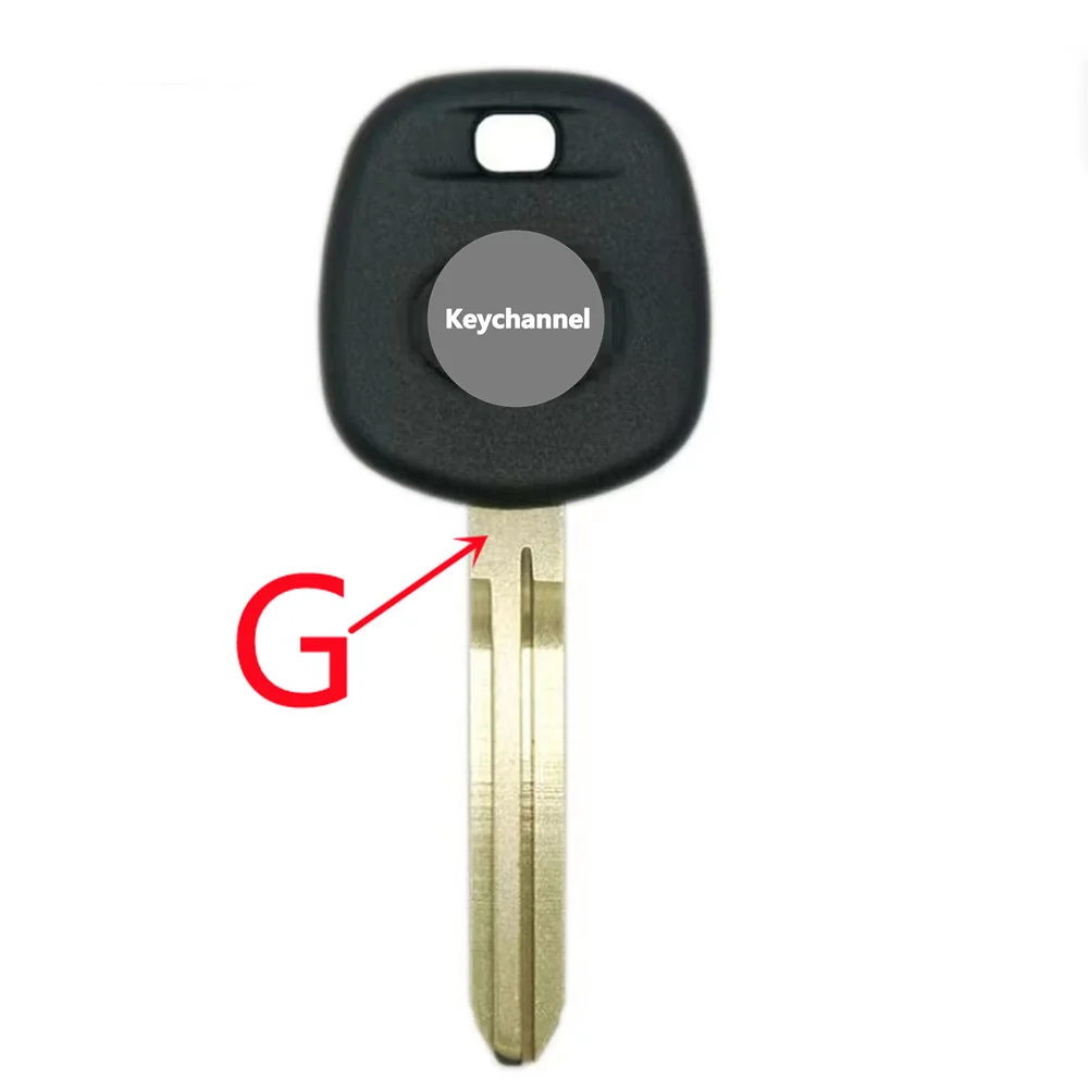 

5PCS/LOT Toyota Car Key Shell TOY43 Key Blade With G For Toyota COROLLA Camry Crown Fortuner Prodo RAV4 72G Transponder Case