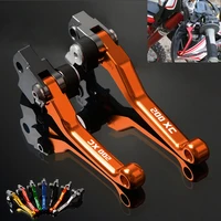 200xc motocross dirt bike pit bike cnc pivot foldable clutch brake lever for 200xc 200 xc 2009 2010 2011 2012 2013