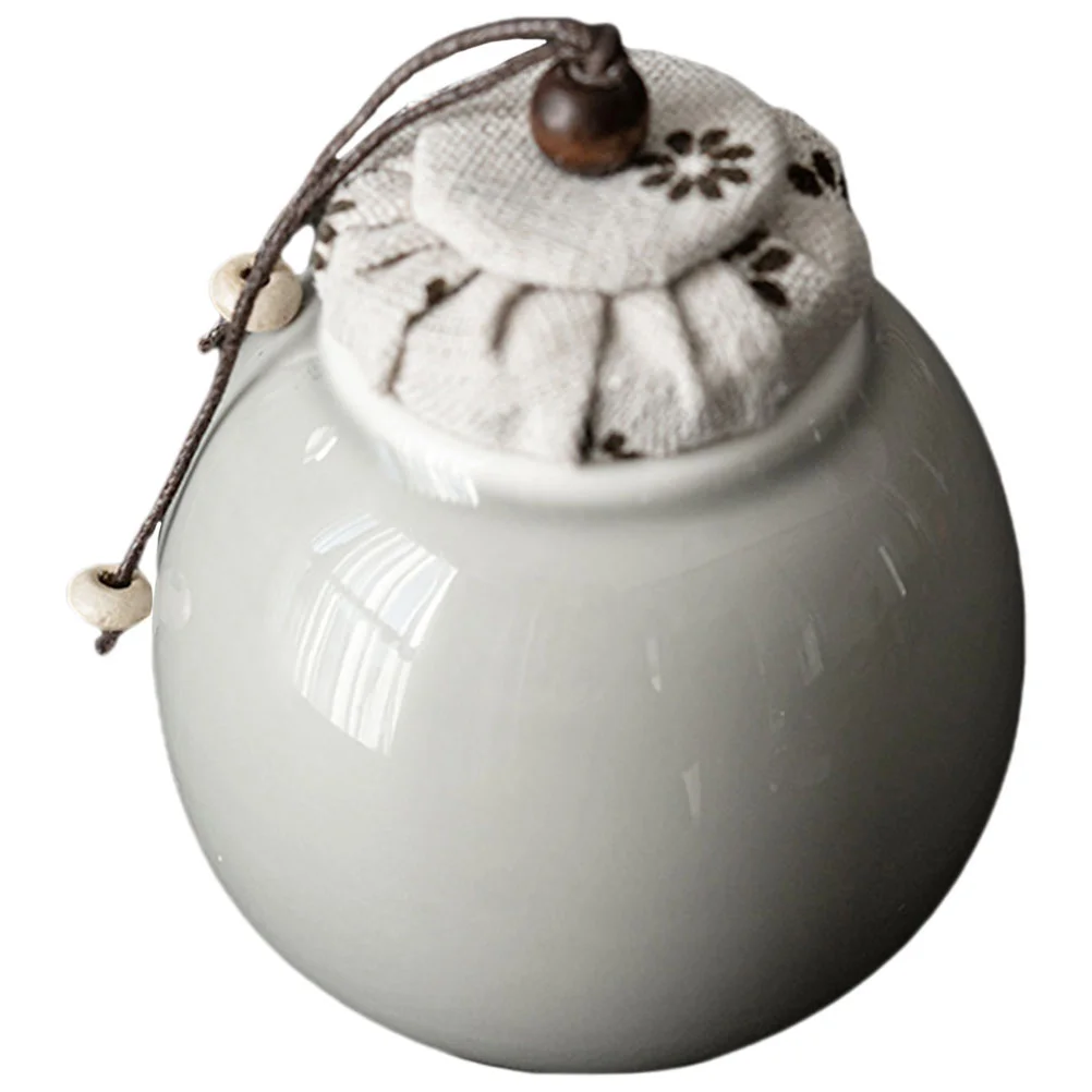 

Ceramic Loose Tea Storage Container Loose Tea Jar Tea Sealing Can Tea Holder