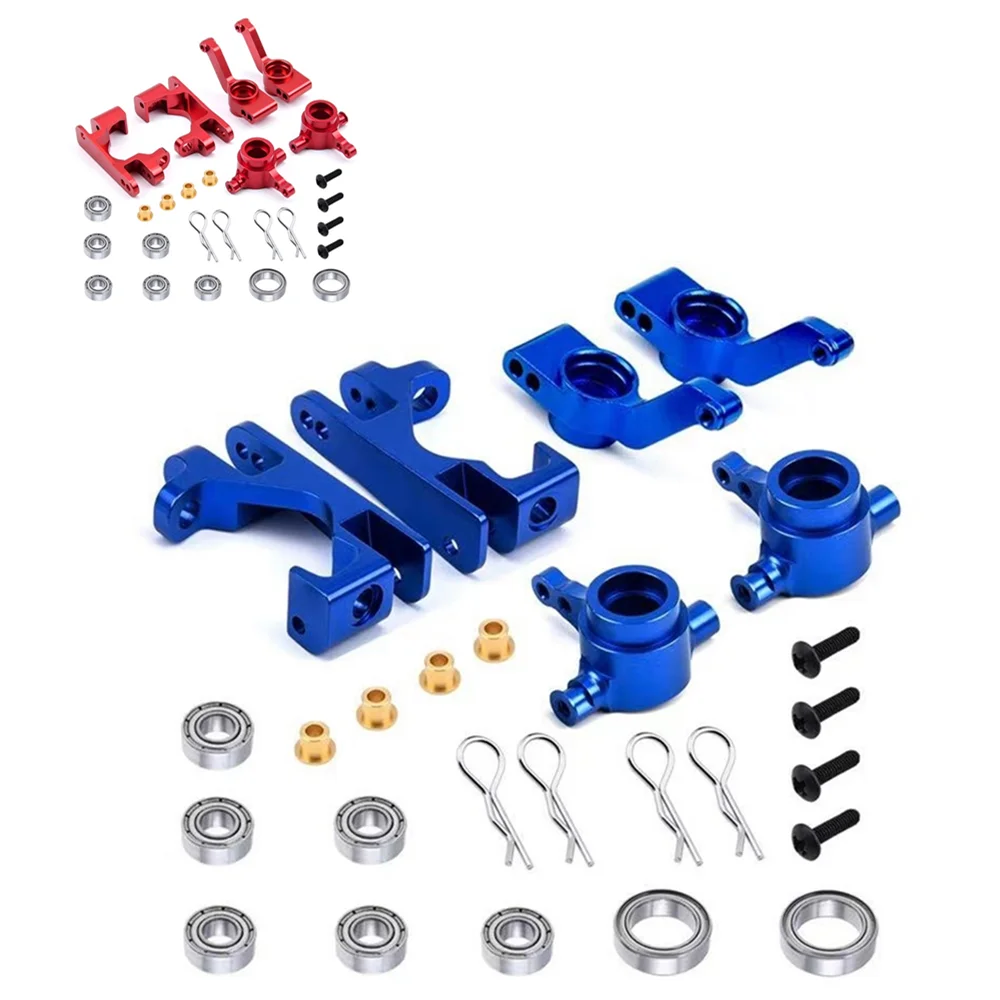 

Metal Steering Block Caster Blocks Stub Axle Carrier for 1/10 Traxxas Slash 4WD VXL RC Car Upgrades Parts Accessories