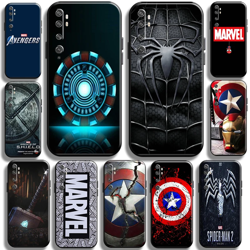 

Marvel Avenger Logo For Xiaomi Mi CC9 Mi CC9e Mi CC9 Pro Phone Case Liquid Silicon Cases Coque Soft Carcasa Back Shell TPU