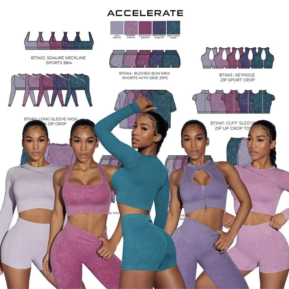 

Knitted Seamless Yoga Wear Women's Zipper Vest Sports Top Quick Dry Fitness Yoga Pants 2 Piece Set Women Work Out Clothing