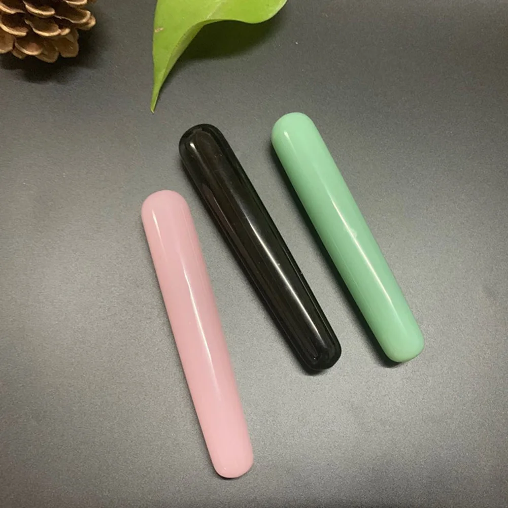 

Natural Jade Stone Massage Wand Gua Sha Tools Facial Scraping Board Massager For Face Eye Wrinkle Massager