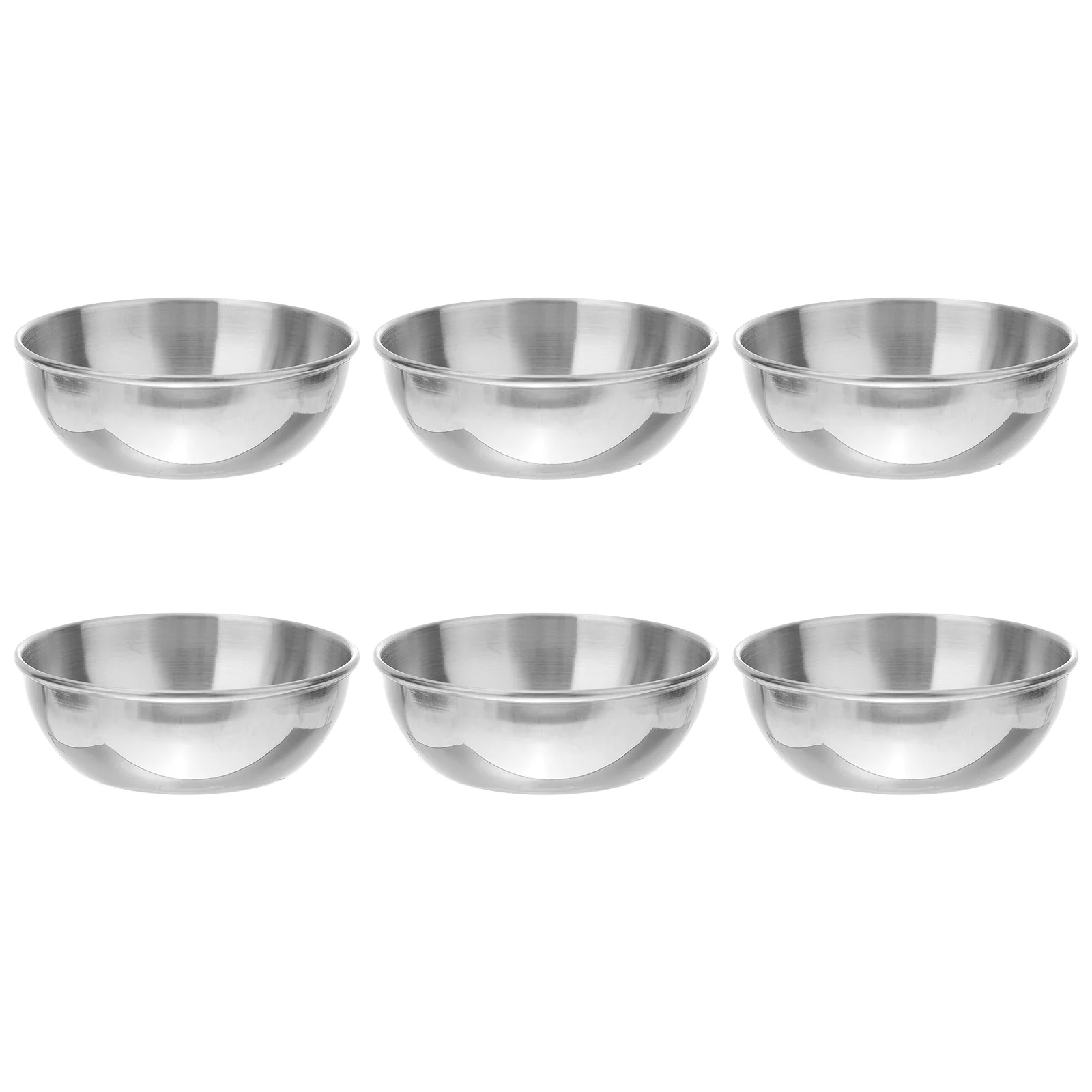 

Bowls Dipping Sauce Dish Dishes Steel Metal Seasoning Stainless Plates Snack Bowl Flavor Appetizer Plate Cups Soy Flavoured