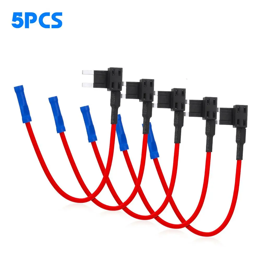 1/3/5 шт. автомобильный мини-блок предохранителей с микро-лезвием, комплект адаптеров 12 В, автомобильный адаптер цепи, стандартный предохранитель, низкопрофильные автозапчасти