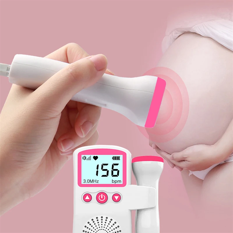 Detector Home Pregnancy Fetal Doppler Heartbeat Ultrasound Baby Sound Heart Rate Monitor No Radiation Pregnant |