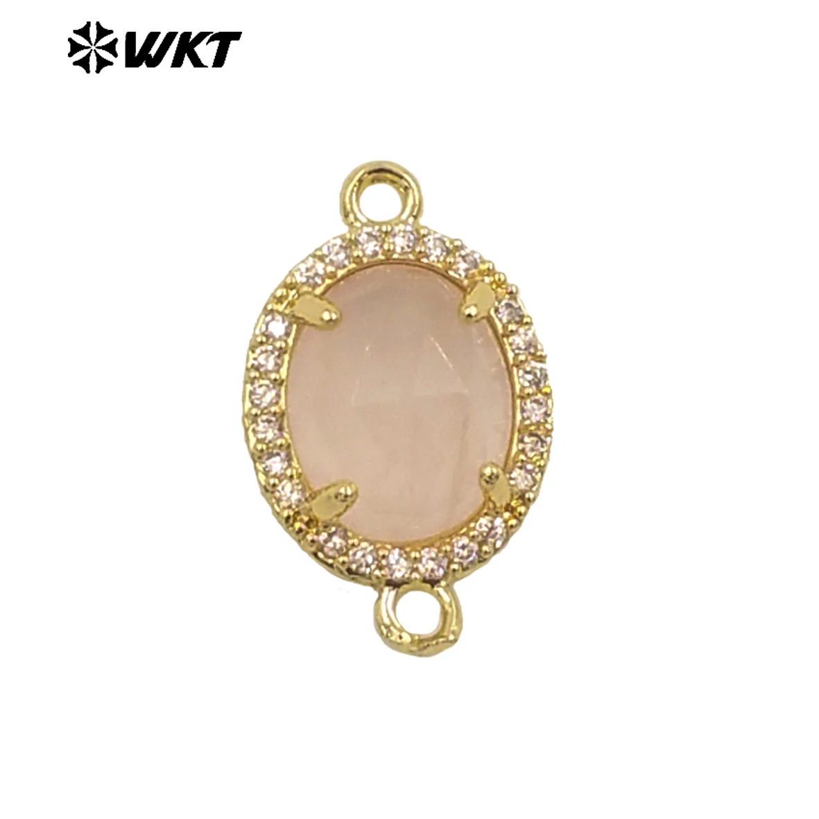 WT-C336 Стильный маленький циркон круглый красочный натуральный драгоценный камень