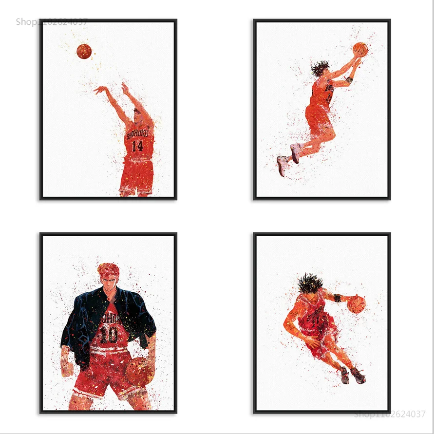 

5D DIY Diamond Painting Kit Japanese Anime Slam Dunk Diamond Embroidery Mosaic Art Rhinestone Home Decor Gift