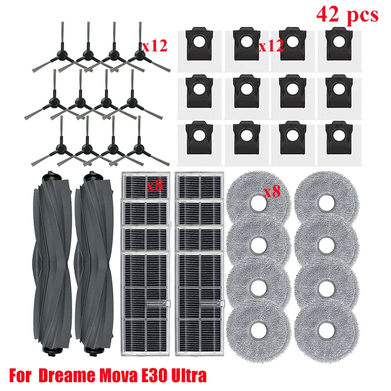 

Аксессуары для робота-пылесоса Dreame Mova E30 Ultra / Trouver E30 Ultra