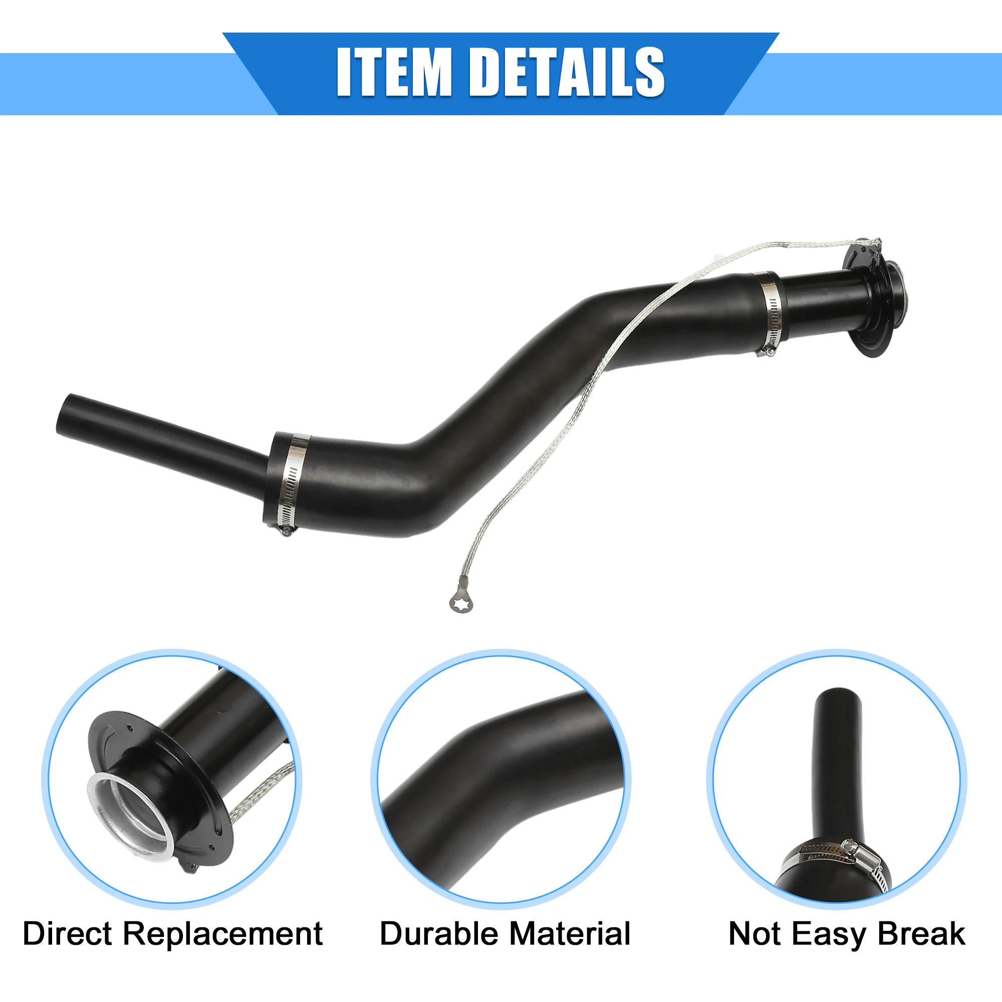 X Autohaux топливный наполнитель горловина труба бак шейный шланг для Ford Ranger 1993 1994 1995