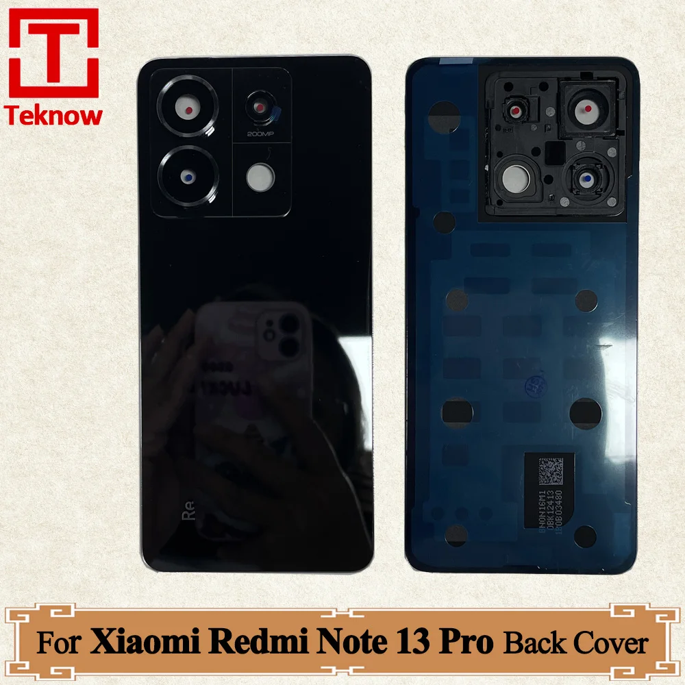 AAA + качественная задняя крышка для Xiaomi Redmi Note 13 Pro батарейного отсека чехол 2312DRA50C