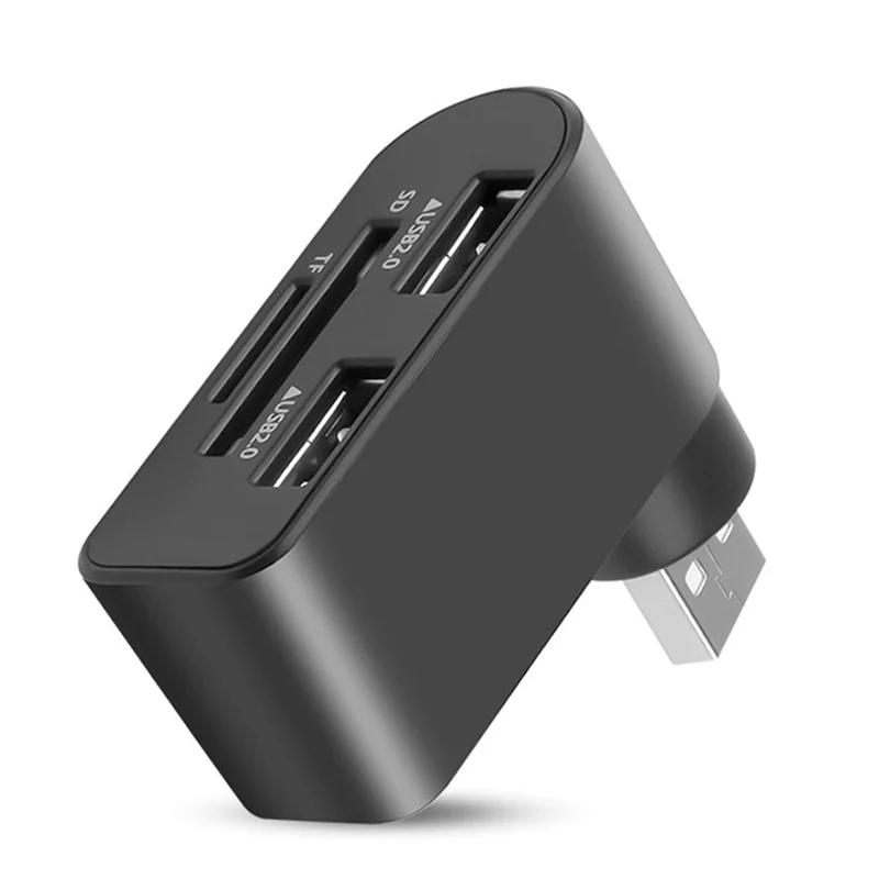 

Usb 2,0 USB-хабы, 2 порта USB-интерфейса питания со встроенным устройством для ноутбука, аксессуары для ноутбука, телефон