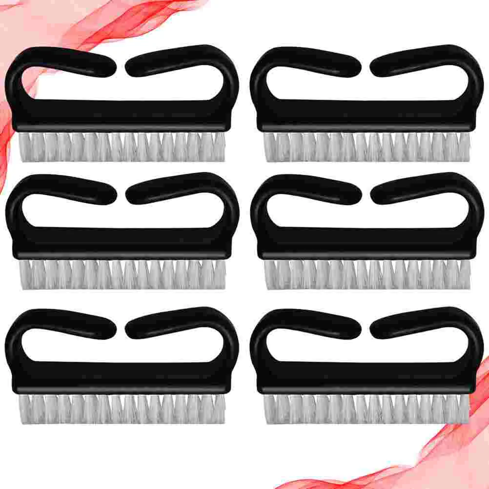 

6 шт., щётка для чистки ногтей