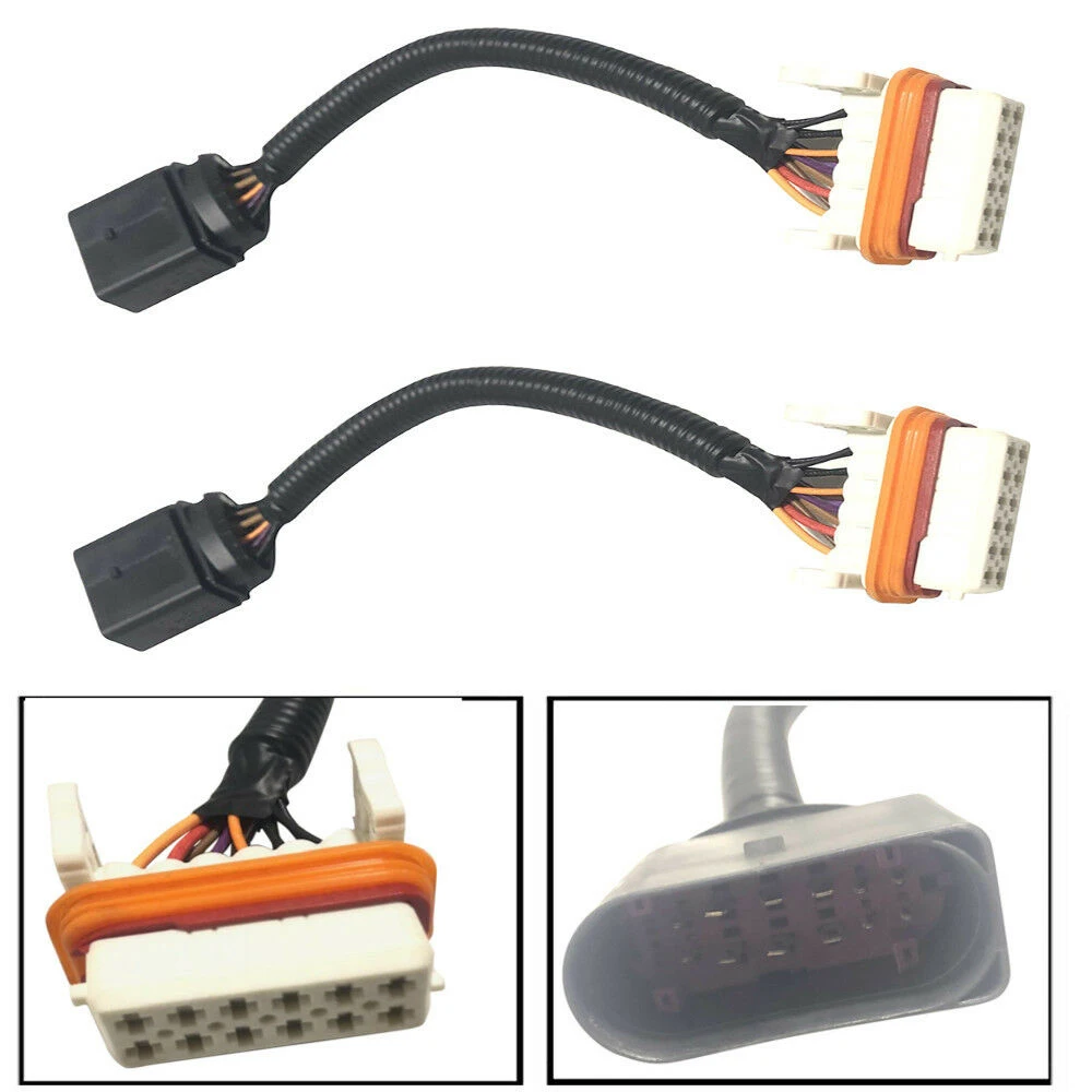 

2Pcs Headlight Wiring Harness Adapters for 2004-07 Touareg 7L6971071A HID Headlight Wiring Harness Left or Right