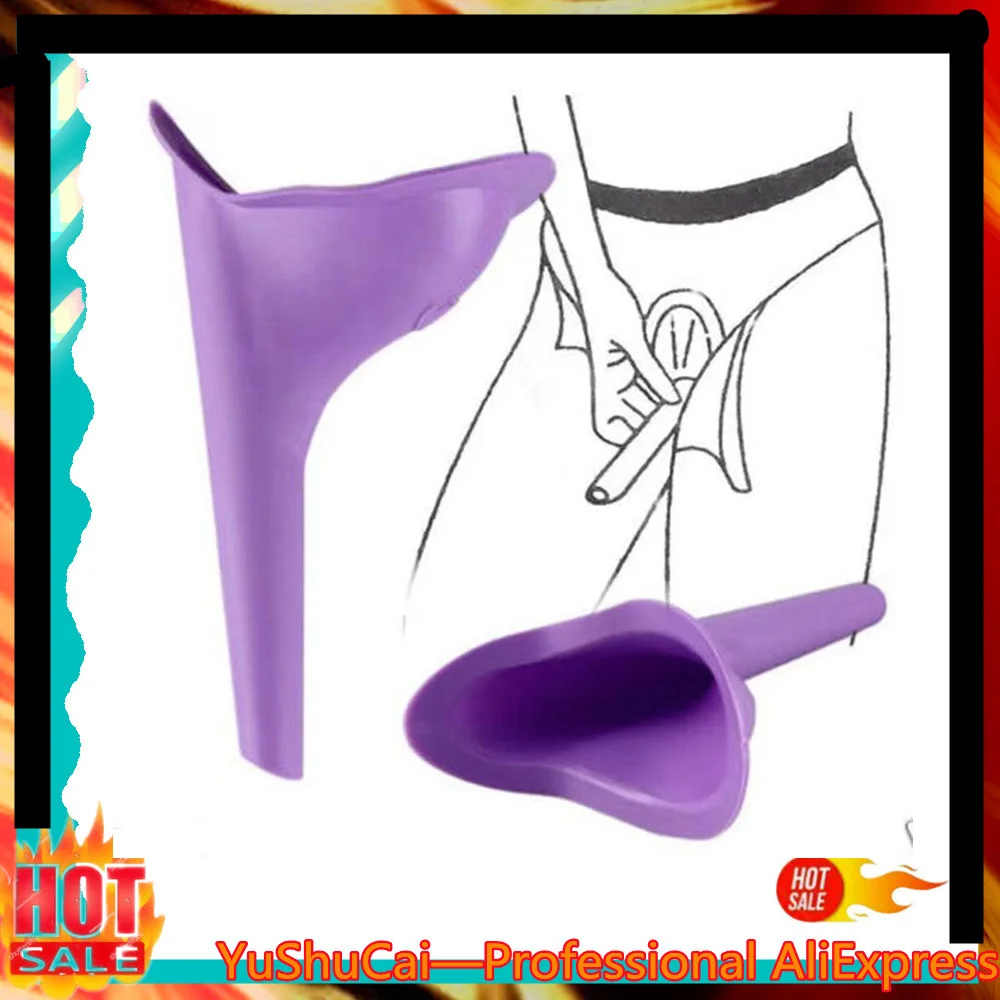

1pc Urination Silica gel Toilet Urine Device Portable Women Camping Travel