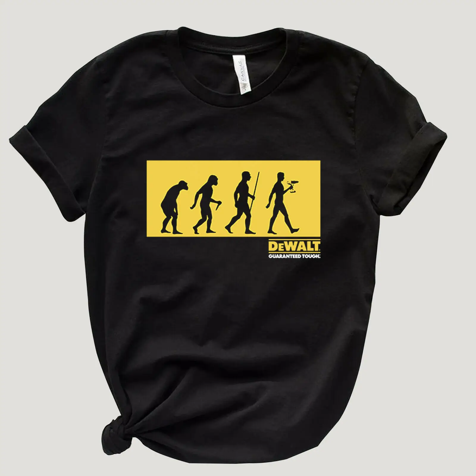

Dewalt Tool Logo Darwin Evolution Theory T-Shirt S-3XL