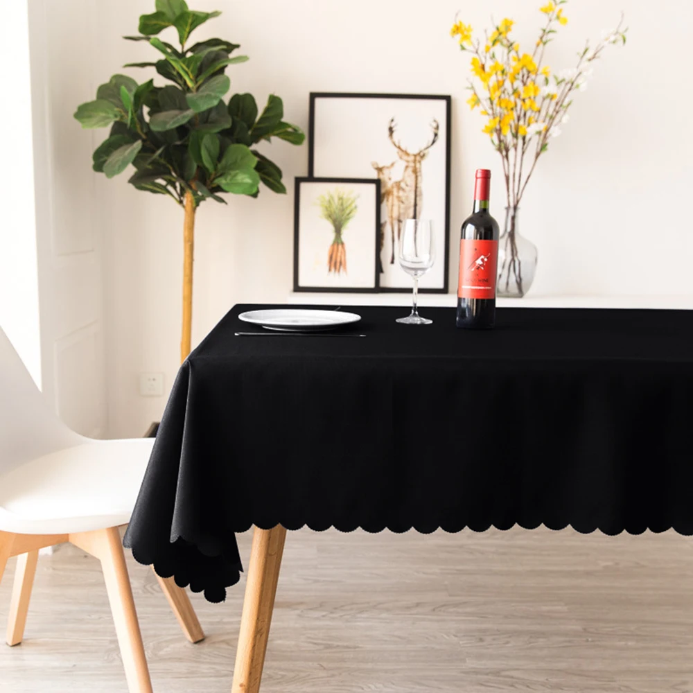 

High-quality Wedding Table Cover Rectangular Polyester Coffee Table Tablecloth Rectangle for Hotel Wedding Party Home Decoration