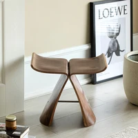 2022 stool ins danish butterfly chair stool wild living room stool shoe replacement stool fashion creative leisure small bench