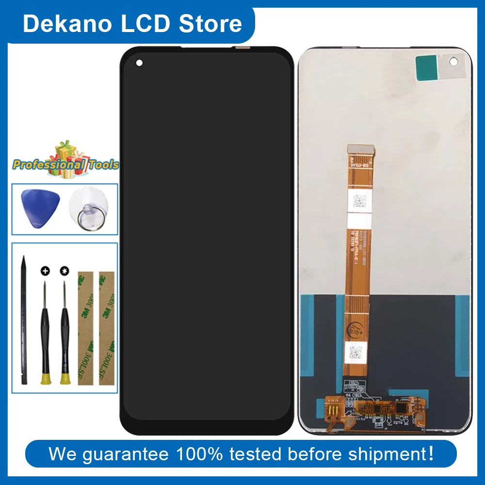 

Оригинальный ЖК-дисплей для OPPO A32 A53 2020/Realme 7i, стеклянная панель объектива, инструменты, клейкий