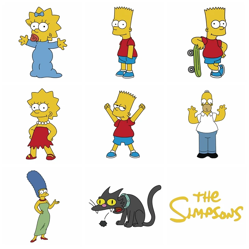 

3PCS The Simpsons Metal Cutting Dies Lisa Simpson Bart Marge Homer Die Cuts for Diy Scrapbooking Album Paper Card Embossed