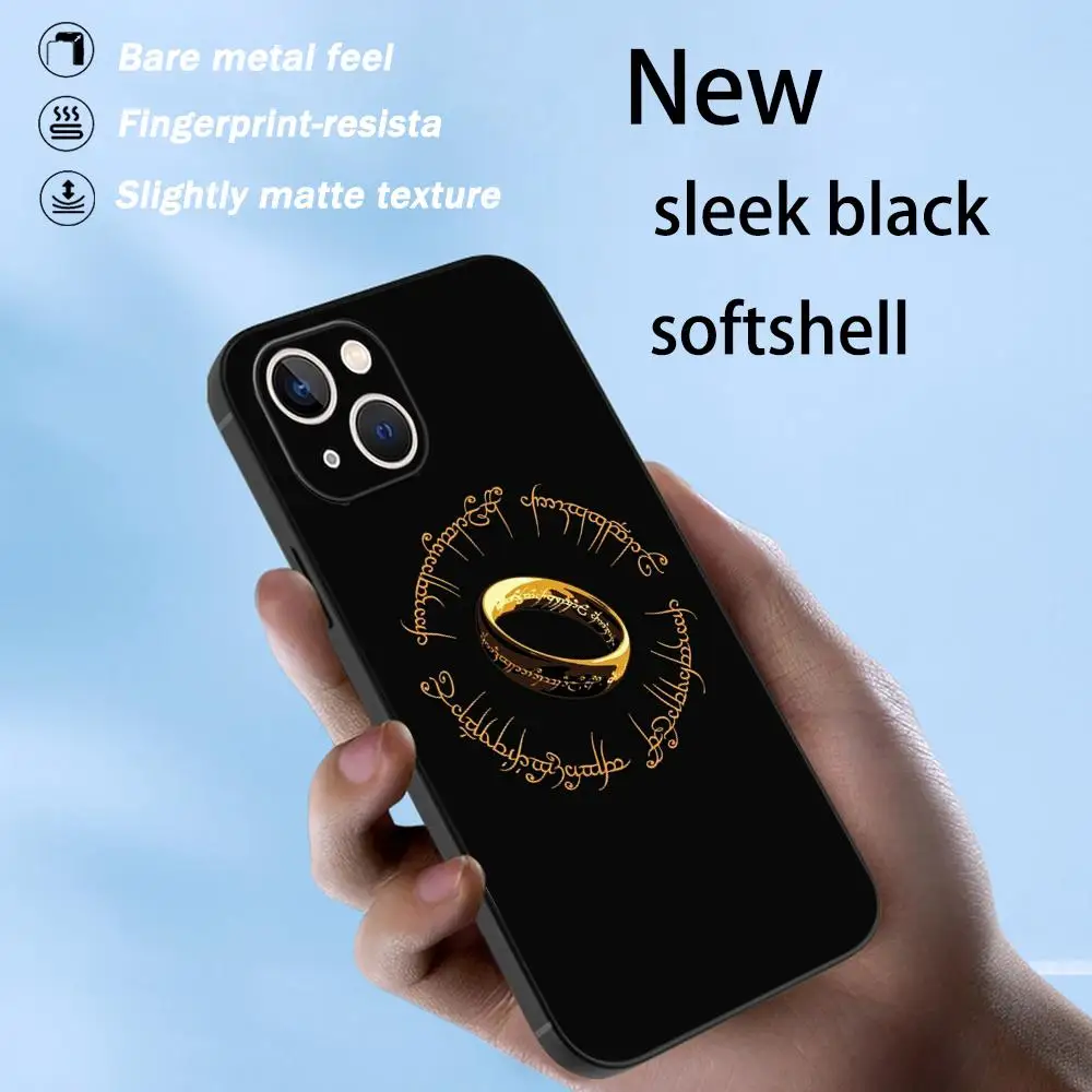 Фото Чехол для телефона Lord R-rings Rohir-rim Classic Movie для iPhone 17, 16, 15, 14, 13, 12 Plus, Mini, Pro, Max, мягкий, черный, противоударный №1