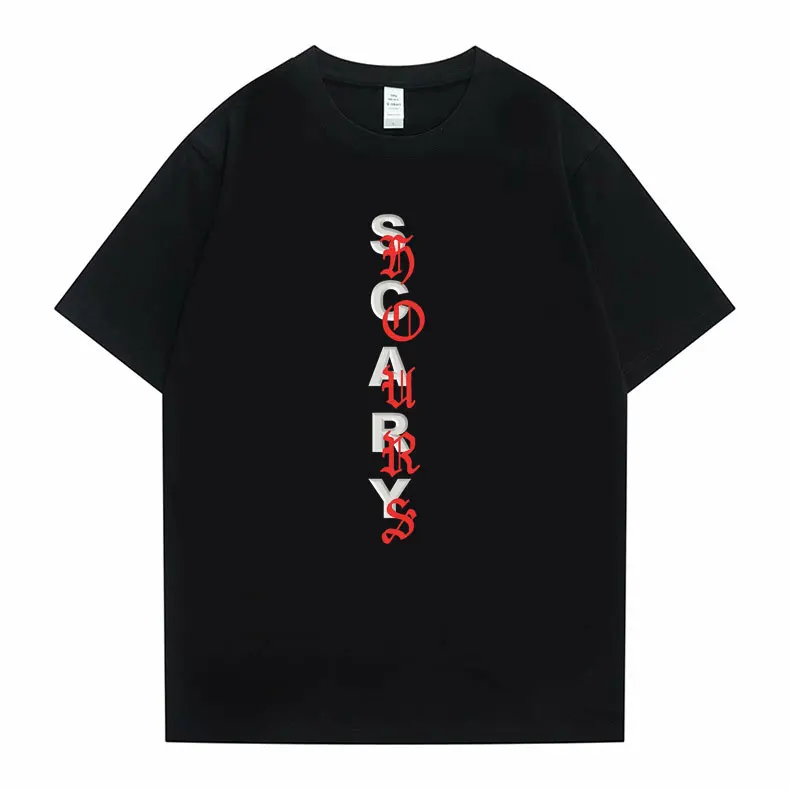 

Rapper Drake Scary Hours Album Print Tshirt Men Women Fashion Oversized T-shirt Men's Hip Hop Tees Short Sleeve Male Streetwear