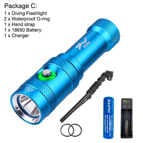 

Asafee 80M подводный фонарик