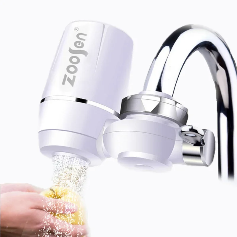 

Mini Tap Water Purifier Kitchen Faucet Washable Ceramic Percolator Water Filter Filtro Rust Bacteria Removal Replacement Filter