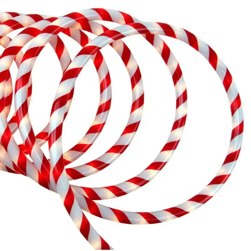 

ft. Candy Cane Stripe Indoor/Outdoor Christmas Rope Lights