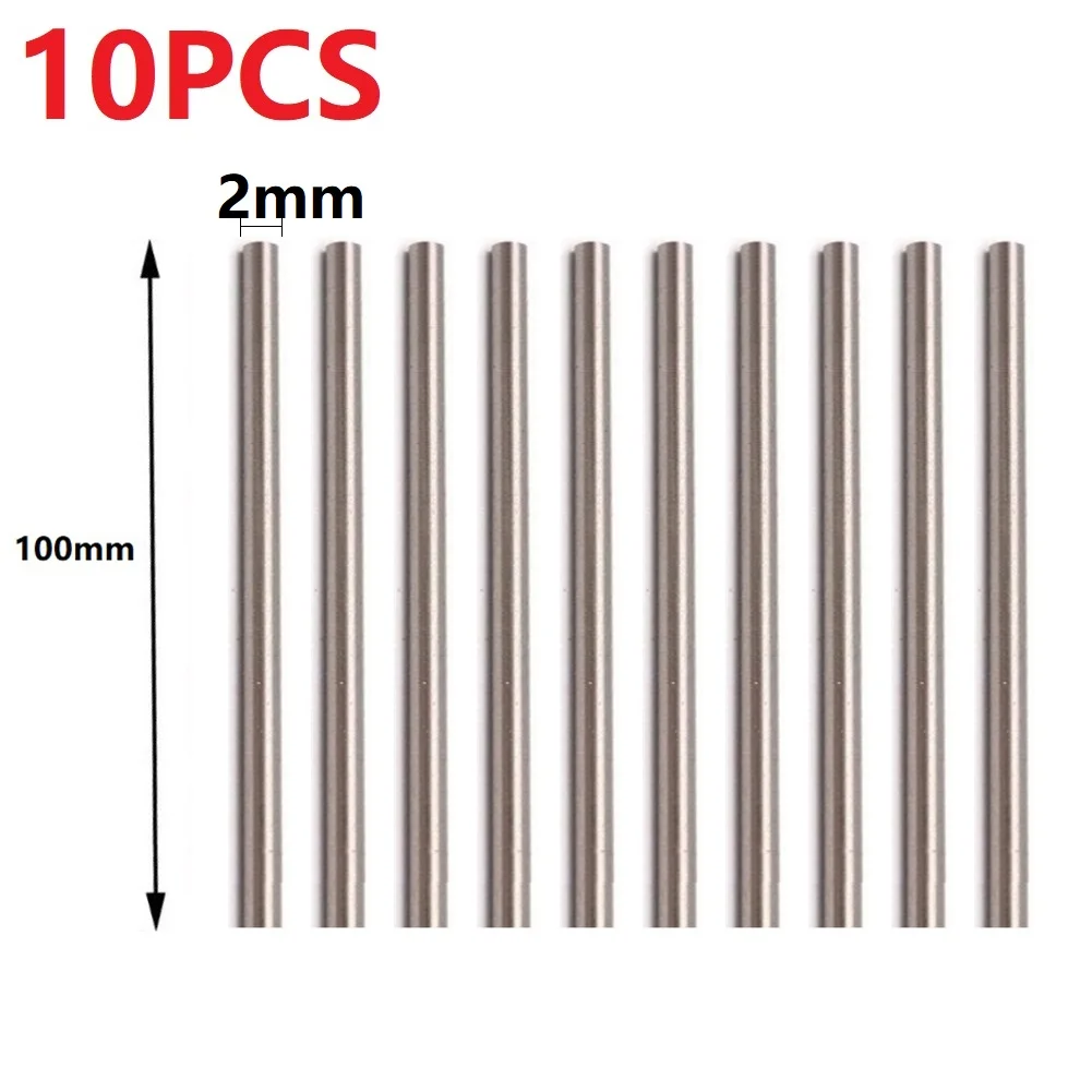 

Steel Rod Round Bar Tools Lathe Tool Metrics Portable Silver Steel Rods Straight Shank Tungsten 100mm 100mm Long