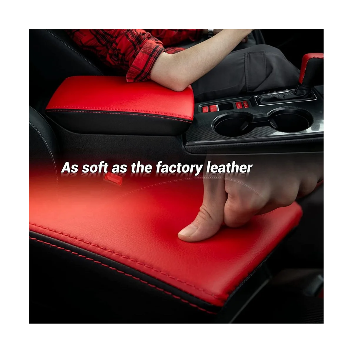 

Кожаная внутренняя отделка подлокотника для Honda Civic 11 поколения седан 2022