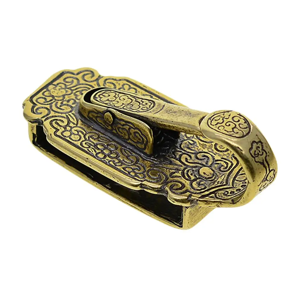 

Brass Chinese Style Vintage Keychain Belt Holder Compact Hanger
