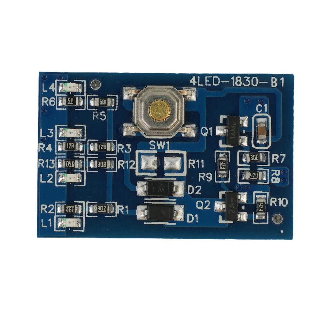 Tools Circuit Board PCB Protection Circuit Board Random Copper Clad Laminate Li-ion Battery PCB+LED 18V 4.6x3.3cm enlarge