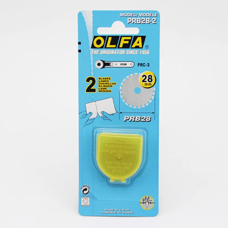 

OLFA PRB28-2 вращающийся нож, сменные лезвия 28 мм, универсальные режущие лезвия для фототехники
