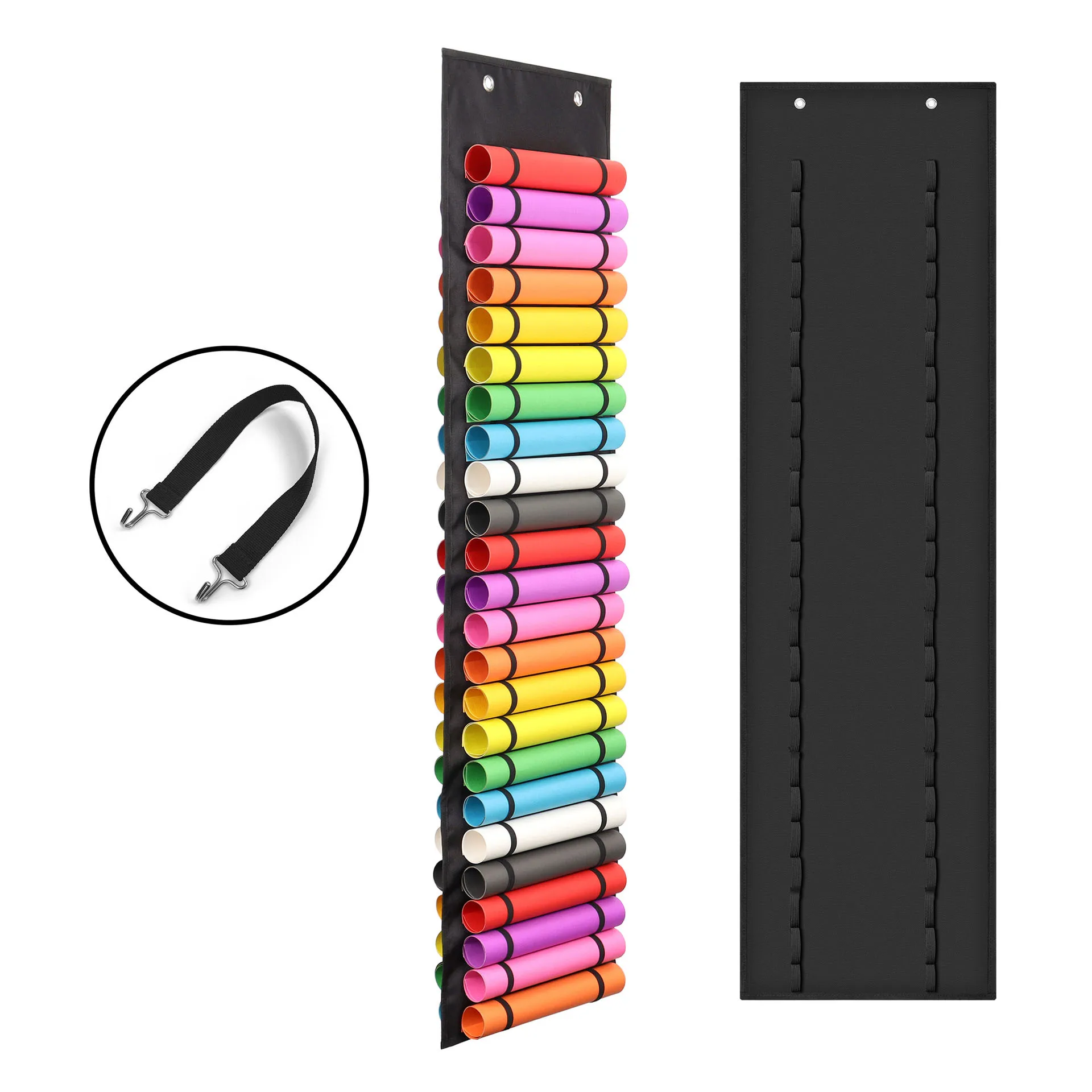 

48Grid Vinyl Storage Holder Hanging Bag Hanging Pocket Behind The Door Vinyl Roll Storage Rack Vinyl Storage Organizer Hanger