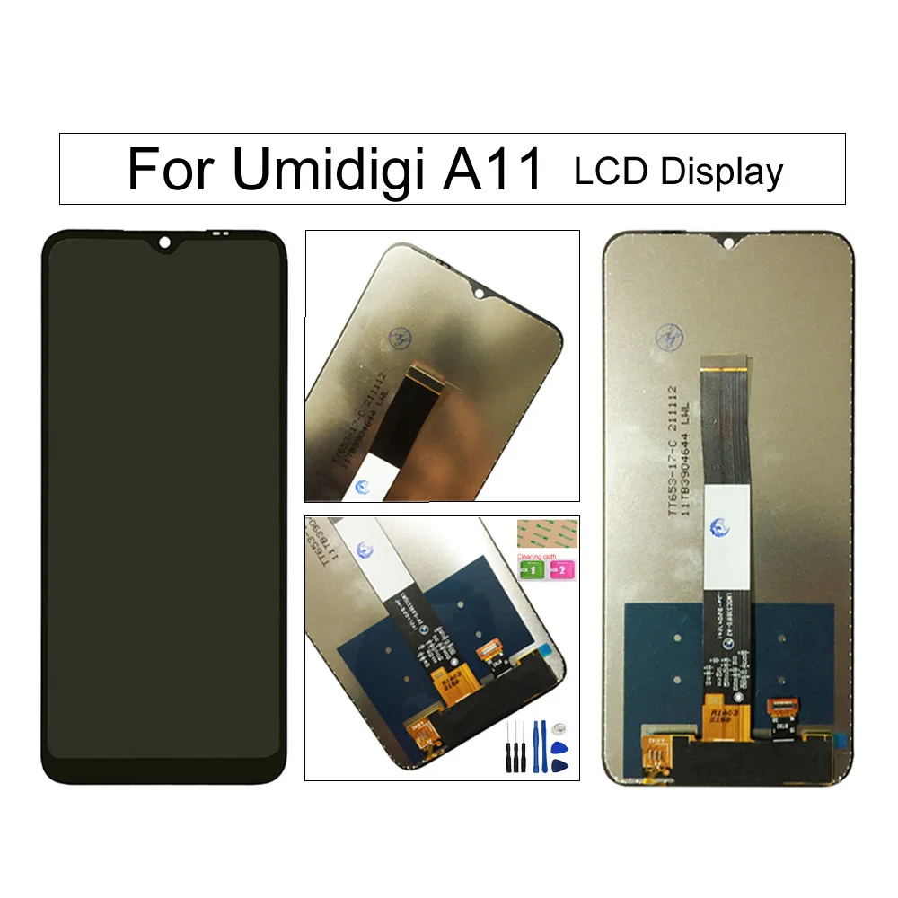 

For Umidigi A11 LCD Display Screens For Umi A11 Touch Screen Digitizer Glass Panel Sensor Mobile Phone Repair Tool 100% Tested