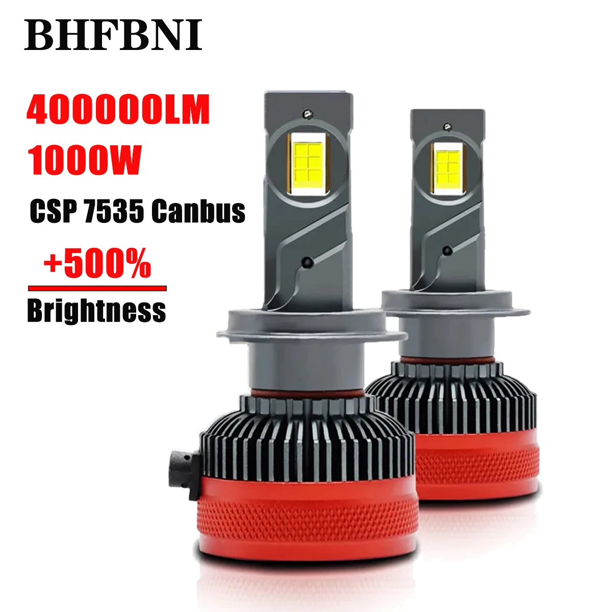 

Мощная автомобильная светодиодная фара 6000k 9005/HB3 9006/HB4 H1 H7 H4 H11 9012, BHFBNI, 7535 лм, автомобильная фара CSP 1000, Вт, 12 В