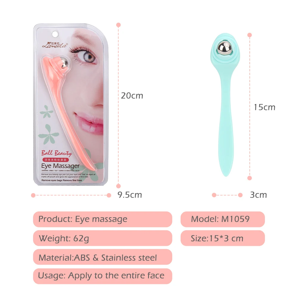 Вращающийся на 360 градусов ручной крем для глаз роликовая палочка массажер лица